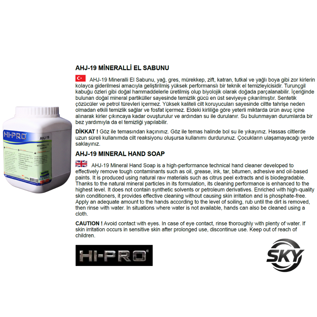 AHJ-19 Mineralli El Sabunu 2,5 kg.