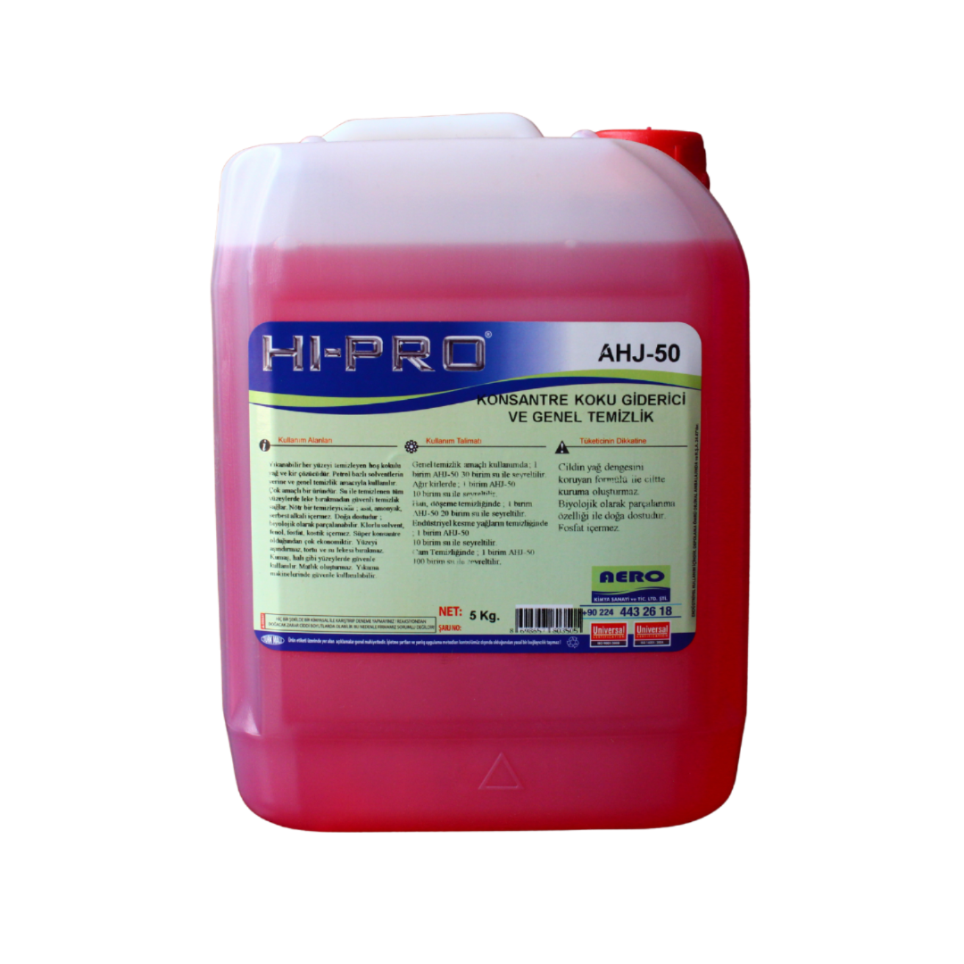 AHJ-50 Konsantre Koku Giderici ve Genel Temizlik 5 Kg.
