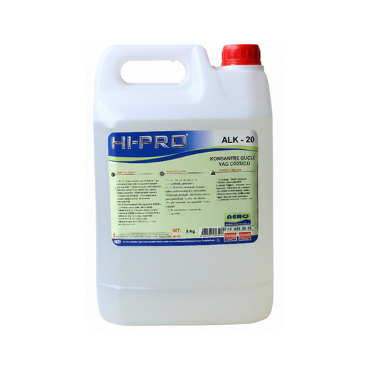 ALK-20 Konsantre Güçlü Yağ Sökücü 5 Kg.