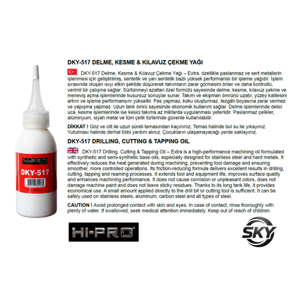 DKY-517 Delme Kesme ve Kılavuz Çekme Yağı  100 gr.